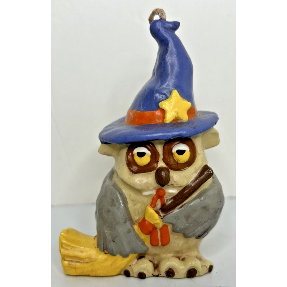 Vintage‎ Halloween Owl Decorative Candle 4" SKU H469